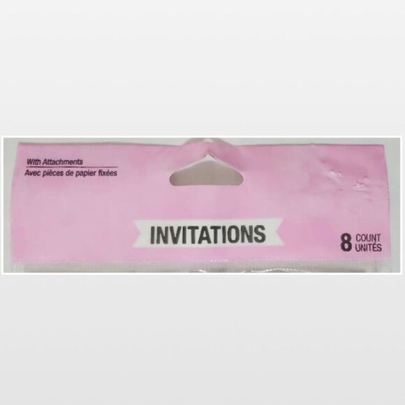 New Kid Pink Elephant Invitations Home - Picture 3 of 11